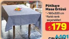 PÖTİKARE MASA ÖRTÜSÜ 160X220 CM